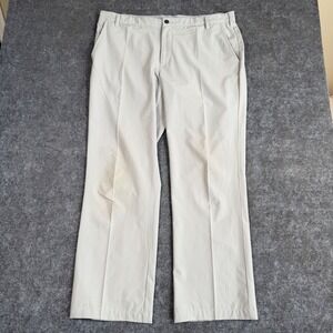 Adidas Pants Mens 40x32 Golf Ultimate365 Gray Stretch Flat Front Trousers